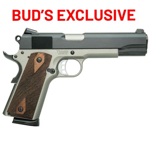 Tisas 1911-A1 Service Enhanced .45 ACP Two Tone Gun Metal Gray and Black Cerakote Pistol